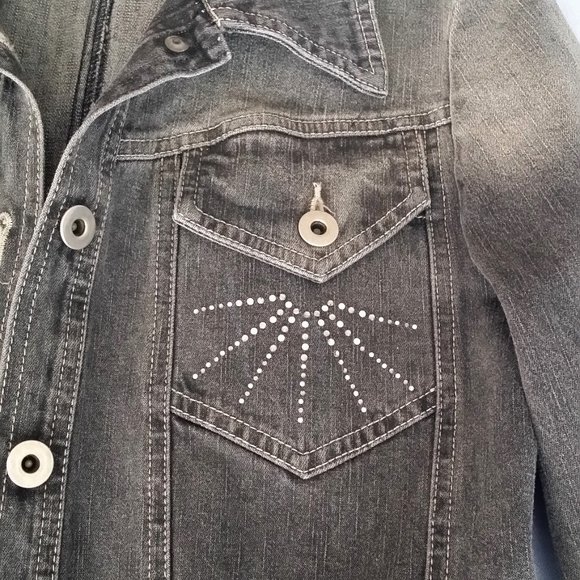 Denim Jacket made in Italy Size S - Picture 4 of 7